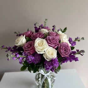 Purple and White Flowers