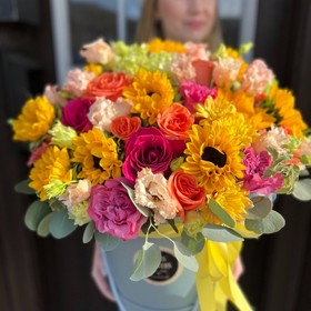 Roses and Sunflowers Box