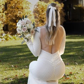 Beige Bridal Bouquet