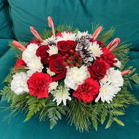 Candy cane centerpiece